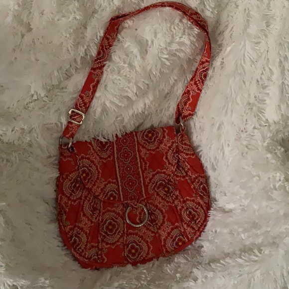 Vera Bradley Paprika Orange cross body purse NWOT - Picture 3 of 9